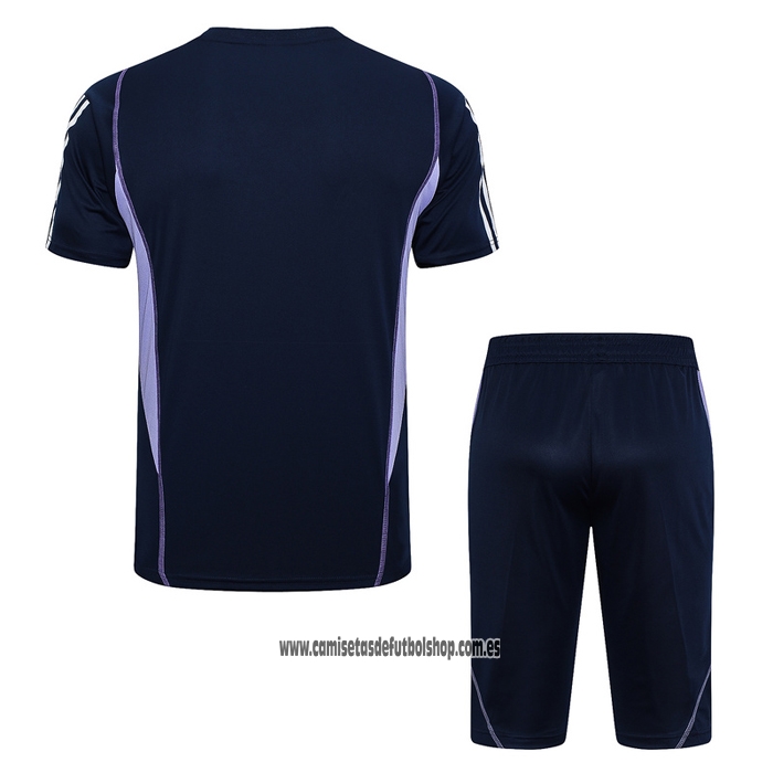 Chandal del Cruzeiro 23-24 Manga Corta Azul - Pantalon Corto